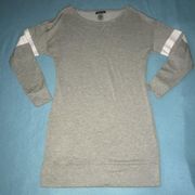 JOE Boxer heather gray long sleeve nightgown fleece lined size M