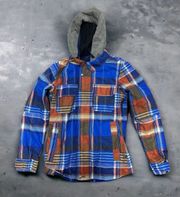 Stella Snowboard/Skiing Jacket Blue Plaid