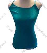 Teal Adjustable Spaghetti Strap Bodycon Tank Top Size Small