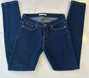 21 Denim Blue Jeans Skinny Leg Ab Technology Size 28 x 32 -Size 6