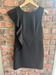 Gala Glamour dress NWT Size Large Black with gold zipper