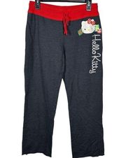 Hello Kitty Christmas Glitter Y2K Yoga Lounge Pants Size Junior Medium