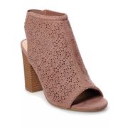 Hazelnut Visit Women's Peep Toe Boots