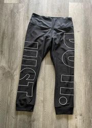 Nike  “just do it” printed legging