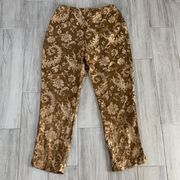 Petite Floral Golden Rare Pants Vintage / Petite 8