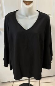 Med Nygard Black 3/4 Top