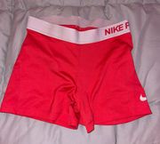 Pink Pro Spandex Shorts