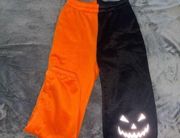 Halloween jack-o-lantern joggers