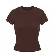 SKIMS Fits Everybody T-Shirt Color Cocoa New with Tags