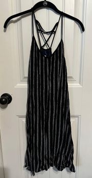 Francesca’s Black Striped Dress 