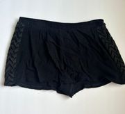 Flowy Black Shorts  Pacsun