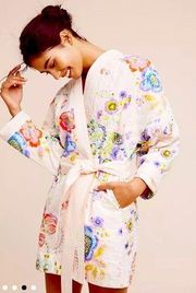 Anthropologie Petulia Quilted Robe