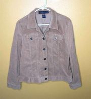 Baccini Khaki Corduroy Jacket Blazer, XL