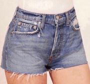 Reformation Dixie High Rise Jean Shorts Size 31