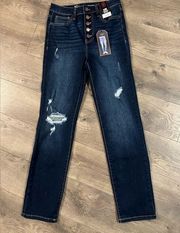 No Boundaries Skinny Fit High Rise Jeans Size Junior 7 New