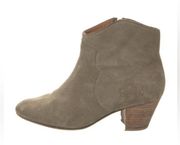 Isabel Marant Tan Dicker Suede Low western Cowboy Boots sz FR 37