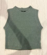 Sweater Vest Mint Green