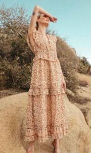 💕CLEOBELLA💕 Cherie Ankle Dress ~  Zinnia Print Large L NWT