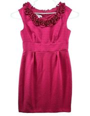 Dress Barn Pink Sleeveless Sheath Dress Size 12
