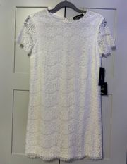 Lulus White Lace Mini Dress