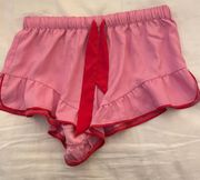 Pink Silk Pj Shorts