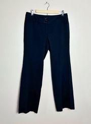 Black WHBM Legacy Wide Leg Trousers Size 8S EUC