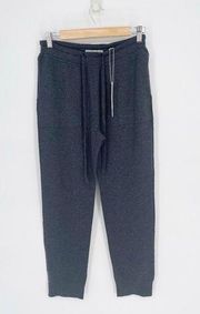 Vince Wool Cashmere Knit Slouch Jogger Pants Heather Grey Women's XS NEW