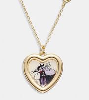 NEW in BOX Disney X Coach Villains Heart Necklace