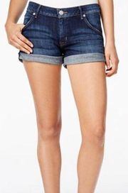 Arden B cuffed denim jean shorts