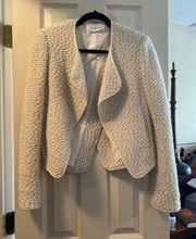 10 Crosby White Textured Jacket