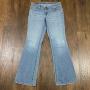 American Eagle Vintage  Hipster Skinny Flare Light Wash Jeans