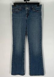 LUCKY Brand mid rise flare blue jeans size 8