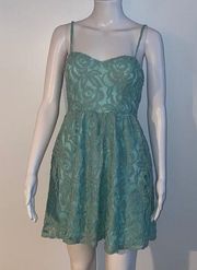 Light Blue Lace Dress