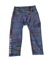 Peloton X With Multicolor High Waist Workout Capri