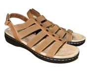Croft & Borrow Peg Tan Sandals