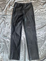 Faux Leather Pants