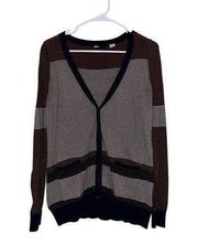 BDG Urban Outfitters Striped Cardigan Sweater Large