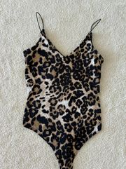 Leopard Print Bodysuit