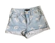 high waist jean shorts