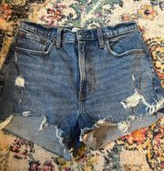 Abercrombie Mom denim shorts 