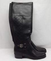 Liz Claiborne Womens Boots Size 6 Black Winter Casual Riding