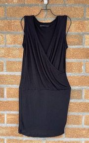 AllSaints Black Jersey Casual Dress medium