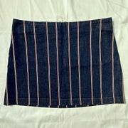 T Alexander Wang Striped Mini Skirt