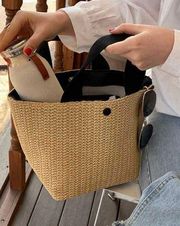 Elegant Ladies Straw Woven Handbag Women