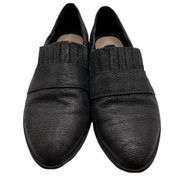 Sz 6M Jones New York Upstream Metallic‎ Black Loafers