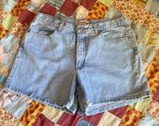 VINTAGE 90's London Jean Denim Shorts Victoria's Secret Catalog Light Wash