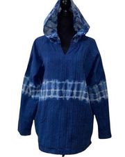 Earthbound Tie Dye Hooded Top-(Size Small)