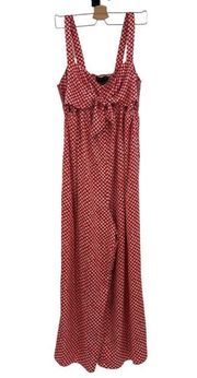 Hatch Maternity Scarlet Jumpsuit in Jasmine Red Floral Print Size 3 / Large