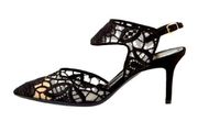 Nicholas Kirkwood Embroidered Lace Slingback Pump