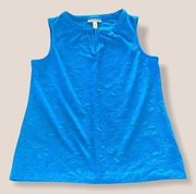 Dana Buchman Blue Tank Top